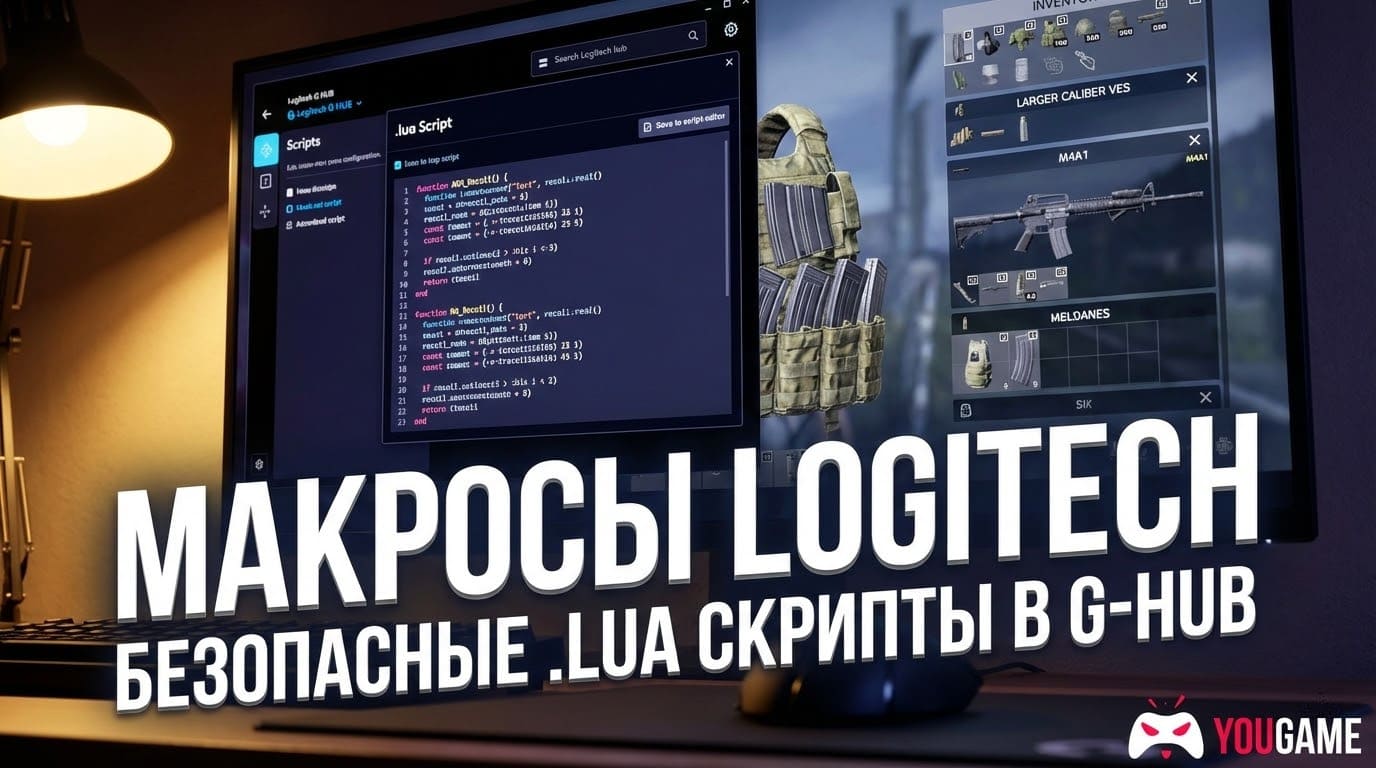Настройка макроса в Logitech G Hub для DayZ